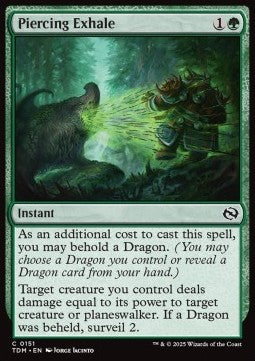 Piercing Exhale⁣ - Tarkir: Dragonstorm⁣ (Common)⁣ [151]