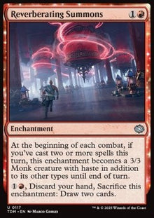 Reverberating Summons⁣ - Tarkir: Dragonstorm⁣ (Uncommon)⁣ [117]