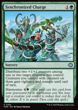 Synchronized Charge⁣ - Tarkir: Dragonstorm⁣ (Uncommon)⁣ [162]