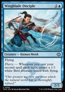 Wingblade Disciple⁣ - Tarkir: Dragonstorm⁣ (Uncommon)⁣ [65]