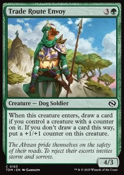 Trade Route Envoy⁣ - Tarkir: Dragonstorm⁣ (Common)⁣ [163]