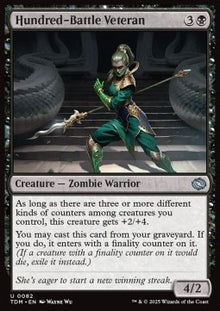 Hundred-Battle Veteran⁣ - Tarkir: Dragonstorm⁣ (Uncommon)⁣ [82]