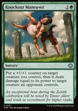 Knockout Maneuver⁣ - Tarkir: Dragonstorm⁣ (Uncommon)⁣ [147]