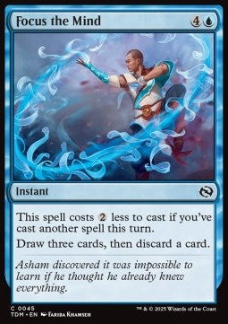 Focus the Mind⁣ - Tarkir: Dragonstorm⁣ (Common)⁣ [45]