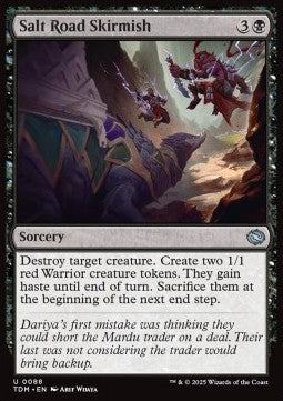 Salt Road Skirmish⁣ - Tarkir: Dragonstorm⁣ (Uncommon)⁣ [88]