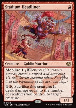 Stadium Headliner⁣ - Tarkir: Dragonstorm⁣ (Rare)⁣ [122]