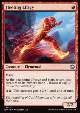 Fleeting Effigy⁣ - Tarkir: Dragonstorm⁣ (Uncommon)⁣ [108]