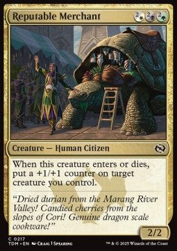 Reputable Merchant⁣ - Tarkir: Dragonstorm⁣ (Common)⁣ [217]