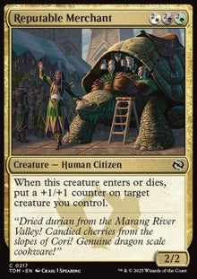 Reputable Merchant⁣ - Tarkir: Dragonstorm⁣ (Common)⁣ [217]