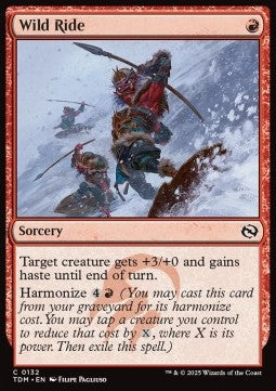 Wild Ride⁣ - Tarkir: Dragonstorm⁣ (Common)⁣ [132]