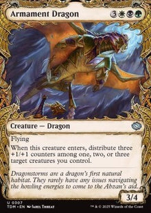Armament Dragon⁣ - Tarkir: Dragonstorm: Extras⁣ (Uncommon)⁣ [307]