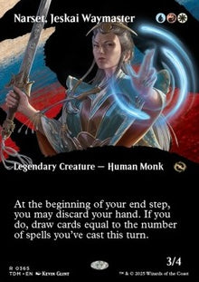 Narset, Jeskai Waymaster (V.1)⁣ - Tarkir: Dragonstorm: Extras⁣ (Rare)⁣ [365]