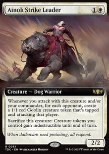 Ainok Strike Leader⁣ - Commander: Tarkir: Dragonstorm: Extras⁣ (Rare)⁣ [51]