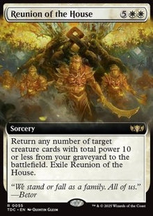 Reunion of the House⁣ - Commander: Tarkir: Dragonstorm: Extras⁣ (Rare)⁣ [55]