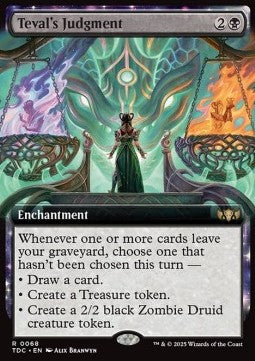 Teval's Judgment⁣ - Commander: Tarkir: Dragonstorm: Extras⁣ (Rare)⁣ [68]