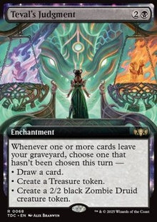 Teval's Judgment⁣ - Commander: Tarkir: Dragonstorm: Extras⁣ (Rare)⁣ [68]