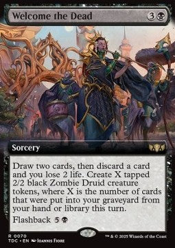 Welcome the Dead⁣ - Commander: Tarkir: Dragonstorm: Extras⁣ (Rare)⁣ [70]