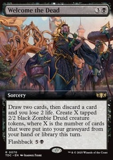 Welcome the Dead⁣ - Commander: Tarkir: Dragonstorm: Extras⁣ (Rare)⁣ [70]