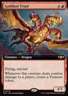 Goldlust Triad⁣ - Commander: Tarkir: Dragonstorm: Extras⁣ (Rare)⁣ [74]