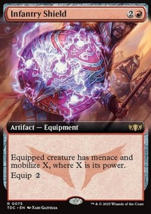 Infantry Shield⁣ - Commander: Tarkir: Dragonstorm: Extras⁣ (Rare)⁣ [75]