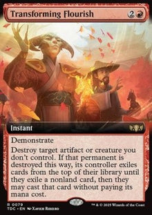 Transforming Flourish⁣ - Commander: Tarkir: Dragonstorm: Extras⁣ (Rare)⁣ [79]