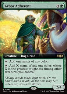 Arbor Adherent⁣ - Commander: Tarkir: Dragonstorm: Extras⁣ (Rare)⁣ [82]