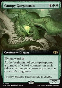 Canopy Gargantuan⁣ - Commander: Tarkir: Dragonstorm: Extras⁣ (Rare)⁣ [85]