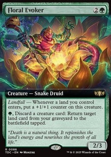 Floral Evoker⁣ - Commander: Tarkir: Dragonstorm: Extras⁣ (Rare)⁣ [86]