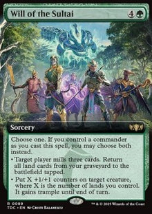 Will of the Sultai⁣ - Commander: Tarkir: Dragonstorm: Extras⁣ (Rare)⁣ [89]