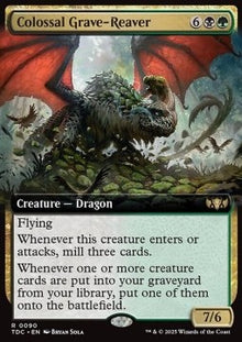 Colossal Grave-Reaver⁣ - Commander: Tarkir: Dragonstorm: Extras⁣ (Rare)⁣ [90]