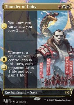 Thunder of Unity⁣ - Tarkir: Dragonstorm: Extras⁣ (Rare)⁣ [391]