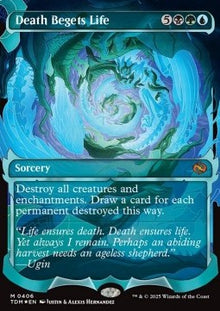 Death Begets Life (V.2)⁣ - Tarkir: Dragonstorm: Extras⁣ (Mythic)⁣ [406]