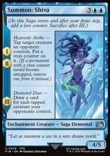 Summon: Shiva⁣ - Magic: The Gathering - FINAL FANTASY⁣ (Uncommon)⁣ [78]