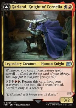 Garland, Knight of Cornelia // Chaos, the Endless⁣ - Magic: The Gathering - FINAL FANTASY⁣ (Uncommon)⁣ [221]