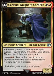 Garland, Knight of Cornelia // Chaos, the Endless⁣ - Magic: The Gathering - FINAL FANTASY⁣ (Uncommon)⁣ [221]