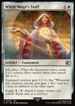 White Mage's Staff⁣ - Magic: The Gathering - FINAL FANTASY⁣ (Common)⁣ [42]