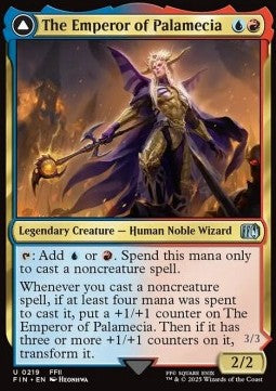The Emperor of Palamecia // The Lord Master of Hell⁣ - Magic: The Gathering - FINAL FANTASY⁣ (Uncommon)⁣ [219]
