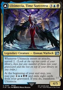 Ultimecia, Time Sorceress // Ultimecia, Omnipotent⁣ - Magic: The Gathering - FINAL FANTASY⁣ (Uncommon)⁣ [247]