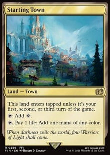 Starting Town⁣ - Magic: The Gathering - FINAL FANTASY⁣ (Rare)⁣ [289]