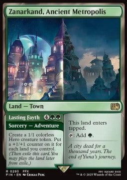 Zanarkand, Ancient Metropolis // Lasting Fayth⁣ - Magic: The Gathering - FINAL FANTASY⁣ (Rare)⁣ [293]