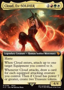 Cloud, Ex-SOLDIER (V.1)⁣ - Commander: Magic: The Gathering - FINAL FANTASY: Extras⁣ (Mythic)⁣ [168]