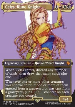 Celes, Rune Knight (V.2)⁣ - Commander: Magic: The Gathering - FINAL FANTASY: Extras⁣ (Mythic)⁣ [201]