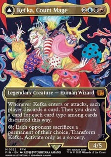 Kefka, Court Mage // Kefka, Ruler of Ruin (V.1)⁣ - Magic: The Gathering - FINAL FANTASY: Extras⁣ (Mythic)⁣ [322]