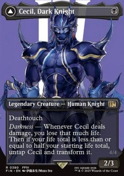 Cecil, Dark Knight // Cecil, Redeemed Paladin (V.1)⁣ - Magic: The Gathering - FINAL FANTASY: Extras⁣ (Rare)⁣ [380]