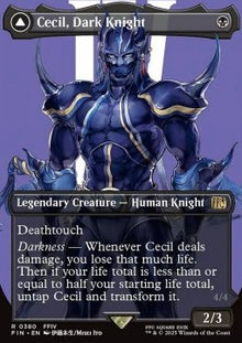 Cecil, Dark Knight // Cecil, Redeemed Paladin (V.1)⁣ - Magic: The Gathering - FINAL FANTASY: Extras⁣ (Rare)⁣ [380]