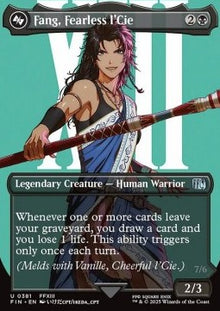 Fang, Fearless l'Cie // Ragnarok, Divine Deliverance (V.1)⁣ - Magic: The Gathering - FINAL FANTASY: Extras⁣ (Uncommon)⁣ [381]