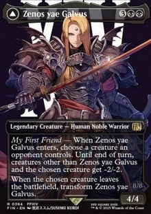 Zenos yae Galvus // Shinryu, Transcendent Rival (V.1)⁣ - Magic: The Gathering - FINAL FANTASY: Extras⁣ (Rare)⁣ [384]