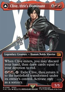 Clive, Ifrit's Dominant // Ifrit, Warden of Inferno (V.2)⁣ - Magic: The Gathering - FINAL FANTASY: Extras⁣ (Mythic)⁣ [385]