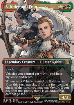 Balthier and Fran (V.2)⁣ - Magic: The Gathering - FINAL FANTASY: Extras⁣ (Rare)⁣ [393]