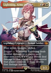 Lightning, Army of One (V.2)⁣ - Magic: The Gathering - FINAL FANTASY: Extras⁣ (Mythic)⁣ [400]